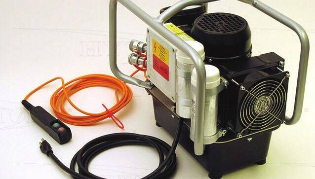 Bomba HY-230-2™ con sistema de enfriamiento por ventilador y mando a distancia
